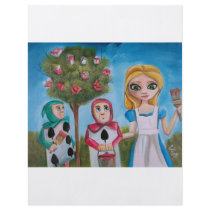 ALICE IN WONDERLAND PAINTING by Gordon Bruce Flyer Design