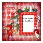 Alice in Wonderland Photo Invitation Cards