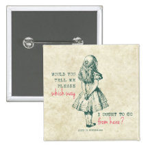 Alice in Wonderland Pin