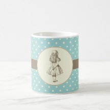 Alice in Wonderland Polka Dots Coffee Mug