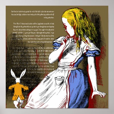 Alice in Wonderland Print by WaywardMuse