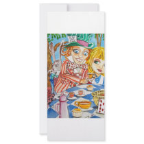 ALICE IN WONDERLAND FULL COLOR RACK CARD