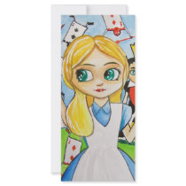 ALICE IN WONDERLAND CUSTOM RACK CARDS
