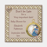 Alice in Wonderland Save The Date Baby Shower Magnet