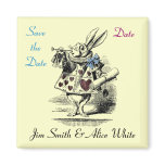 Alice in Wonderland Save the Date Magnet