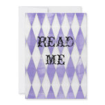 Alice in Wonderland Shower Invite