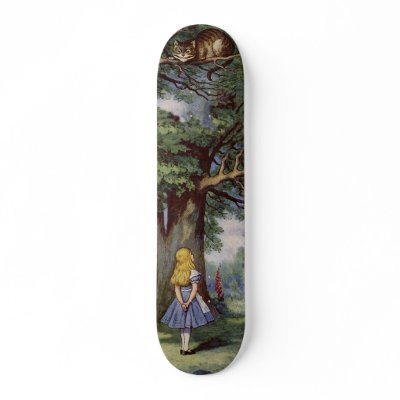 Alice in Wonderland SkakeBoard Pro Skateboards by artdavinci