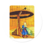 Alice In Wonderland Round Sticker