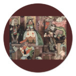 Alice In Wonderland Round Sticker