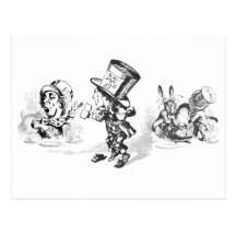 Alice in Wonderland Stickers and Postcards