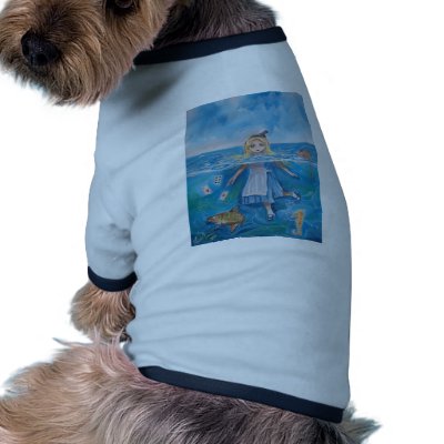 Alice in Wonderland the pool of tears by G Bruce Pet Tee Shirt by gordonbruce