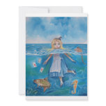 Alice in Wonderland the pool of tears by G Bruce invitations