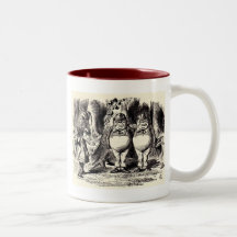 Alice in Wonderland: Twiddle Dee and Twiddle Dum Mugs