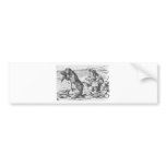 Alice in Wonderland: Walrus Carpenter & Oysters Bumper Sticker