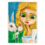 ALICE IN WONDERLAND WHITE RABBIT CARDS