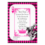 Alice In Wonderland White Rabbit Party Invitation