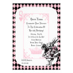 Alice In Wonderland White Rabbit Party Invitation