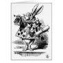 Alice in Wonderland White Rabbit with Trumpet Cards