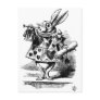 Alice in Wonderland White Rabbit with Trumpet Post Cards