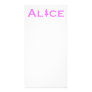 Alice in Wonderland Word Play Pink