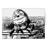 Alice in Wondlerand, Humpty Dumpty with Alice Greeting Cards