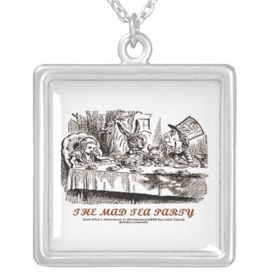 Alice Mad Hatter The Mad Tea Party Wonderland Custom Jewelry by wordsunwords