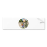 Alice Meets Humpty Dumpty in Wonderland bumper stickers