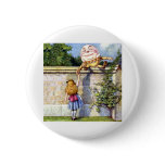 Alice Meets Humpty Dumpty in Wonderland buttons