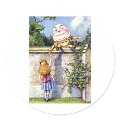 ALICE MEETS HUMPTY DUMPTY by cowboylove