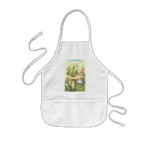 Alice Meets the Caterpillar Apron