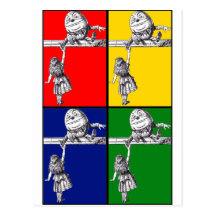 Alice Pop Art Post Cards