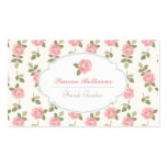 Alice Romantic Vintage Roses Business Card Templates