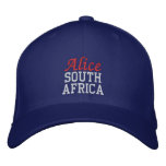 Alice, South Africa Custom Hat Embroidered Baseball Caps