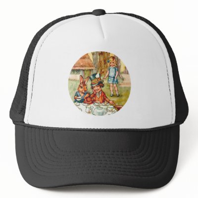 Alice Stumbles Upon the Mad Hatter's Tea Party by WONDERLAND_SHOP