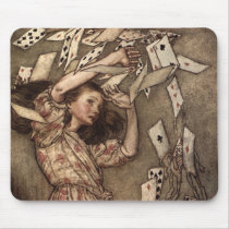 Alice Swarmed by Playing Cards