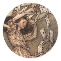 Alice Swarmed by Playing Cards