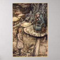 Alice & the Caterpillar by Arthur Rackham