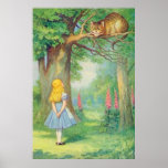 Alice & the Cheshire Cat Full Color Poster