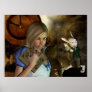 Alice & The White Rabbit Print