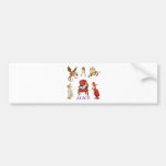 Alice through the Looking Glass and Friends. Bumper Sticker