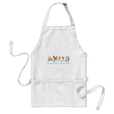 ALICE THROUGH THE LOOKING GLASS APRONS by cowboylove