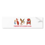 ALICE THROUGH THE LOOKING GLASS bumper stickers