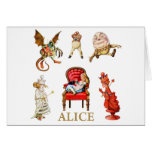 Alice Through The Looking Glass Greeting Card