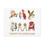 ALICE THROUGH THE LOOKING GLASS postcards