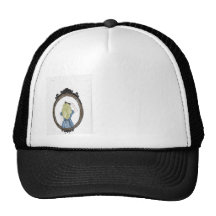 Alice through the looking glass trucker hat