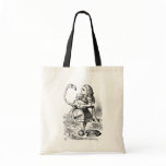 Alice trying to play croquet with a flamingo bags