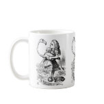 Alice trying to play croquet with a flamingo mugs