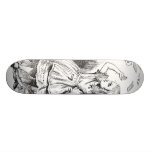 Alice with Cards Custom Skateboard