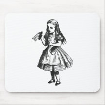 Alice with "Drink Me" Bottle Mousepad