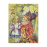Alice with the Duchess Postcard